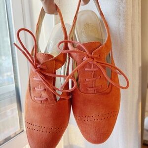 Wolverine Orange Flats with Broguing